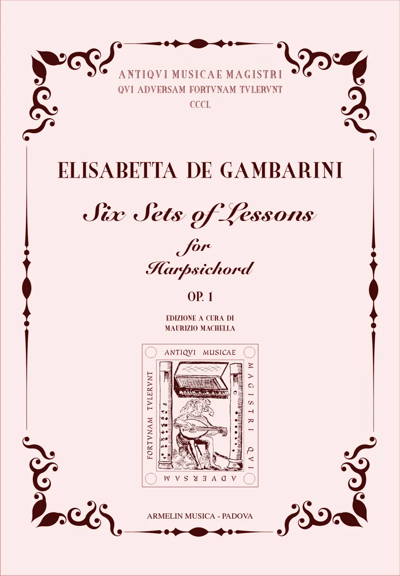 Armelin Musica Six Sets of Lessons op. 1 noty pro cembalo