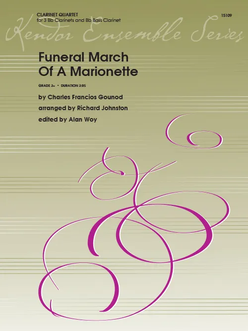 Kendor Music Funeral March Of A Marionette noty klarinetové kvarteto