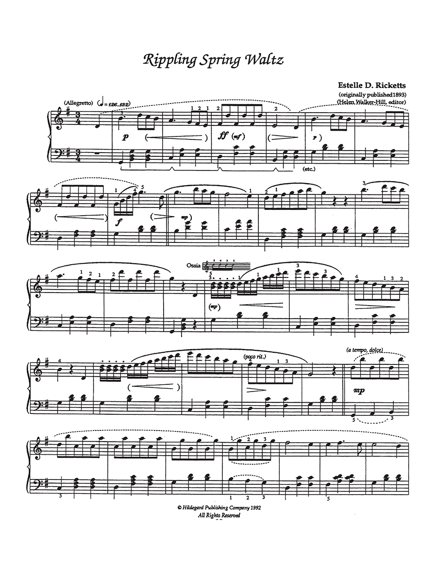 Hildegard Black Women Composers Century of Piano Music noty klavír