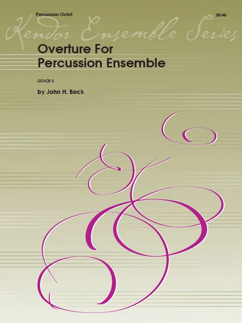 Kendor Music Overture For Percussion Ensemble bicí