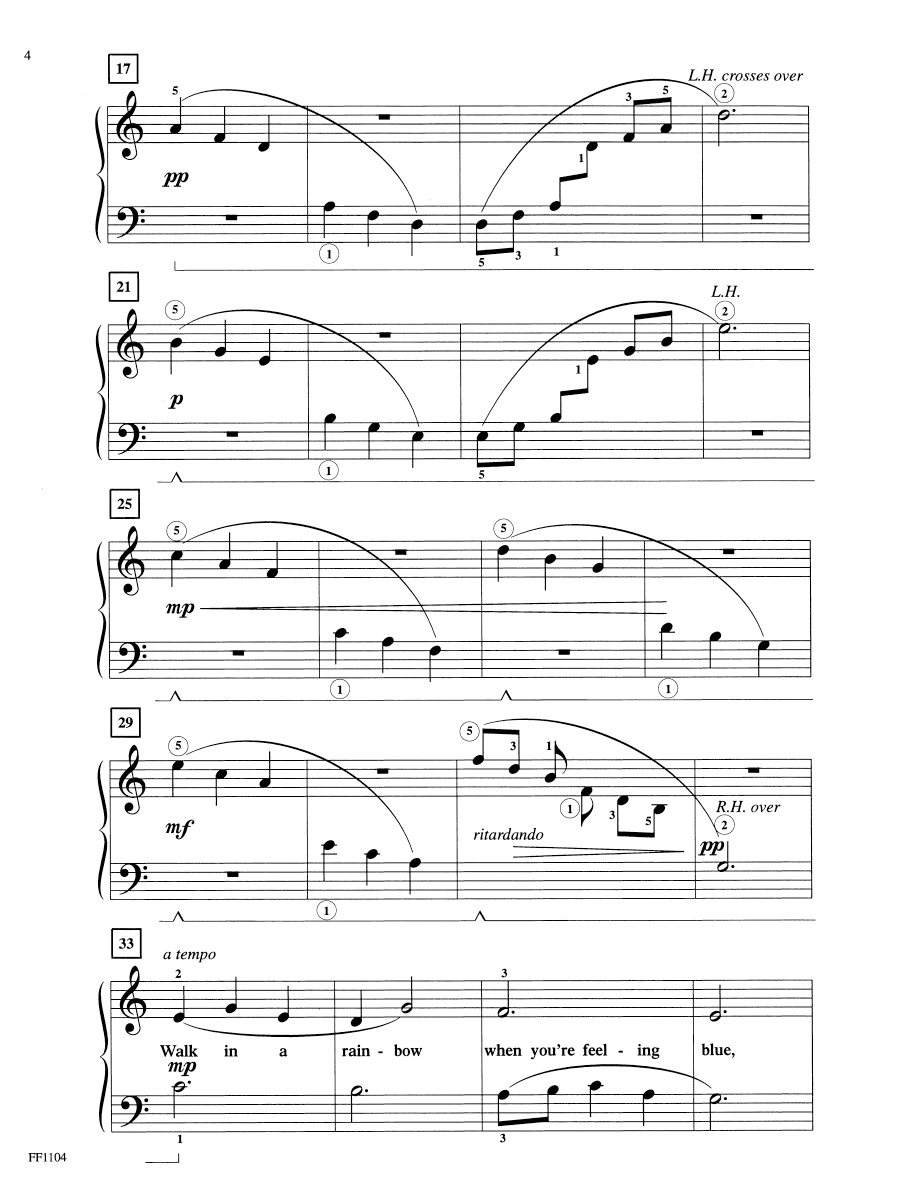Faber Piano Adventures Once Upon a Rainbow 2 noty pro klavír