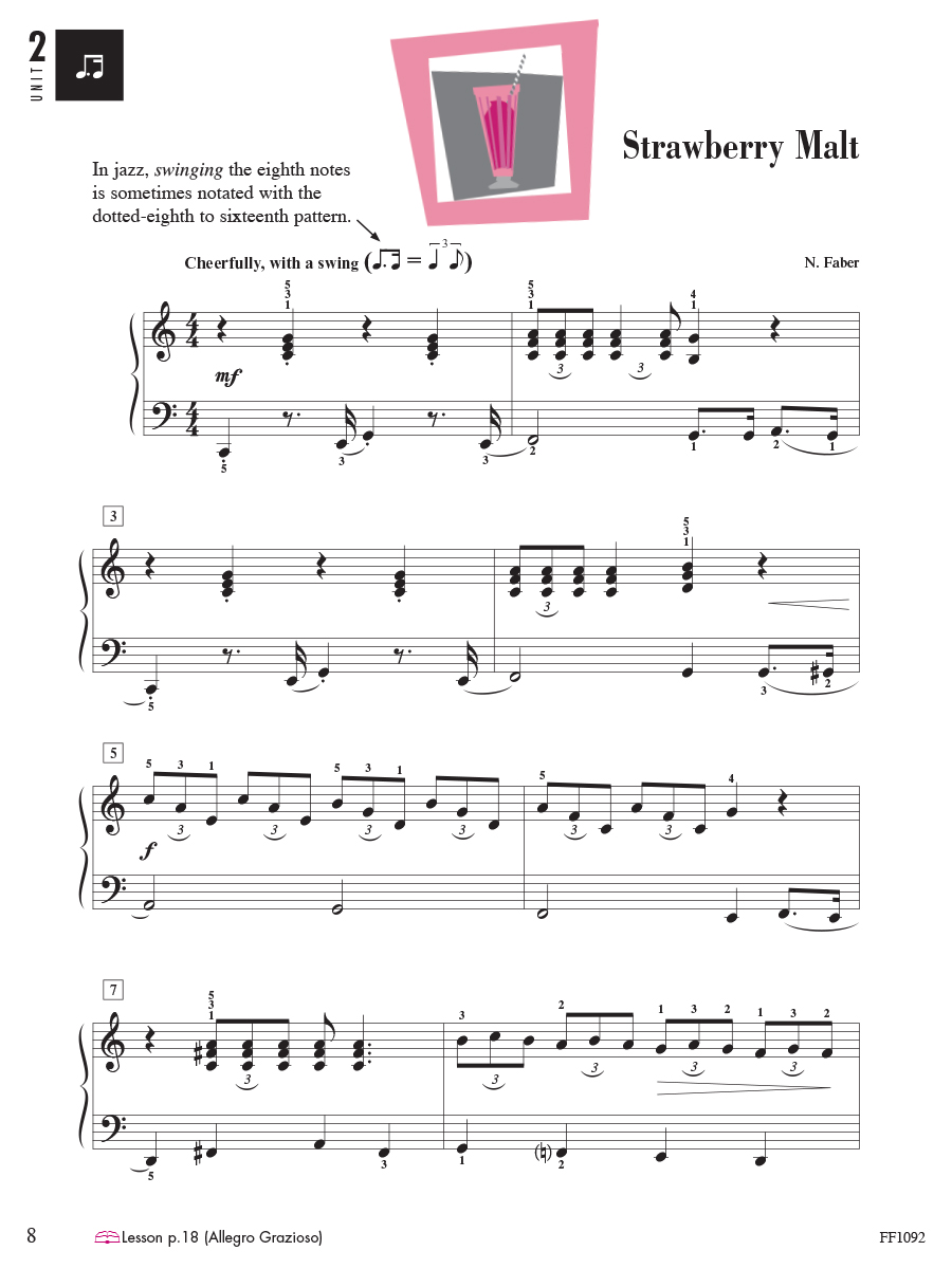 Faber Piano Adventures Level 4 Performance Book 2nd Edition noty