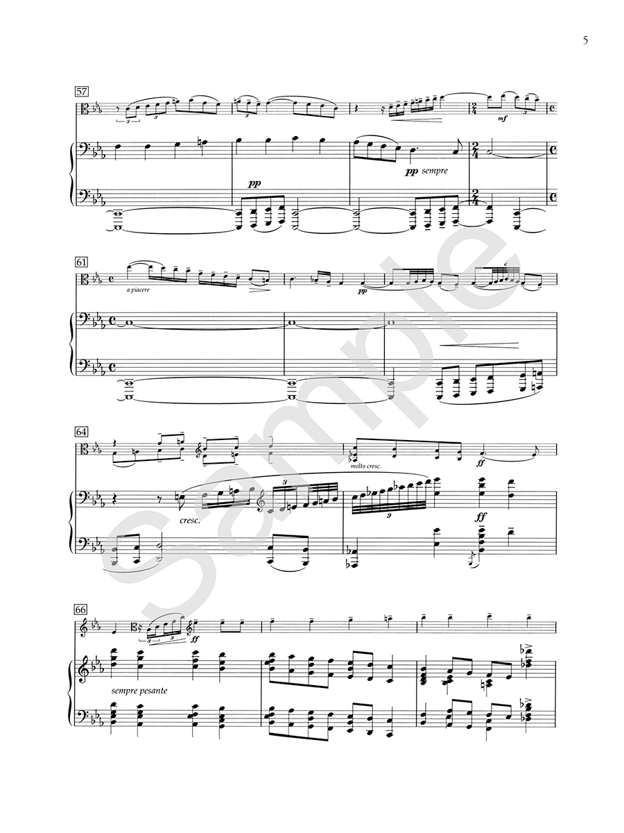 Hildegard Publishing Passacaglia Clarke noty pro violu a klavír