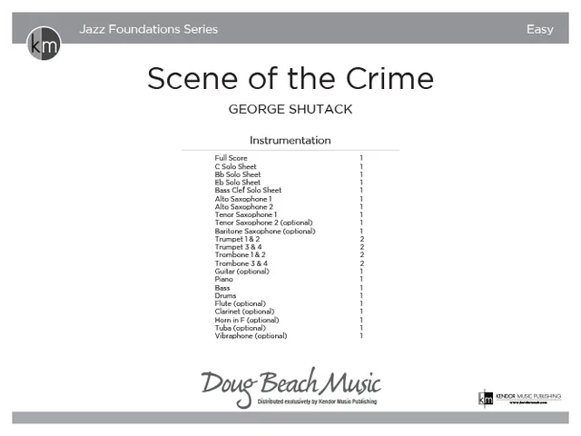 Kendor Music Scene of the Crime partitura Big Band swing