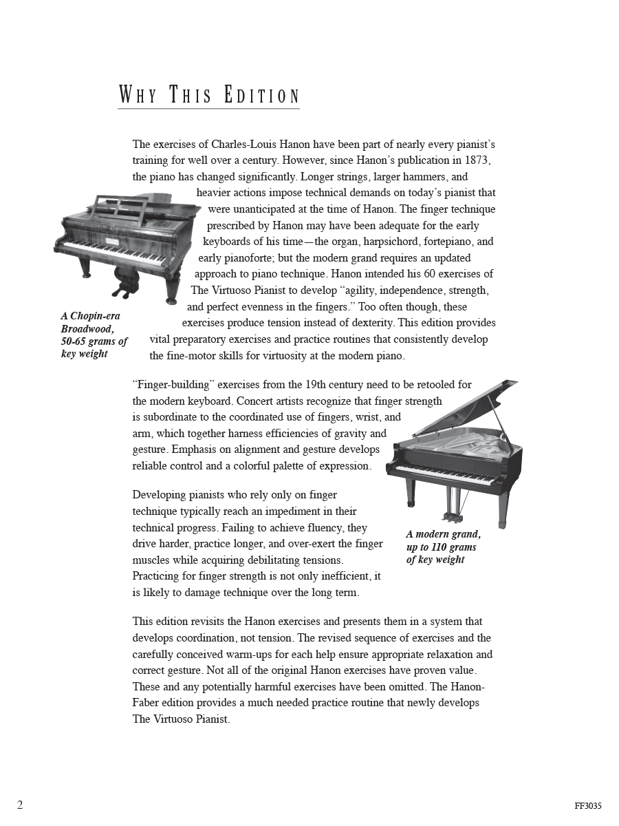 Hanon-Faber The New Virtuoso Pianist cvičení pro klavír