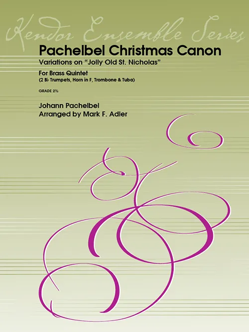Kendor Music Pachelbel Christmas Canon noty vánoční