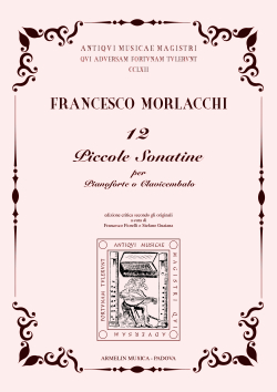 Armelin Musica 12 Piccole Sonatine klavír cembalo noty