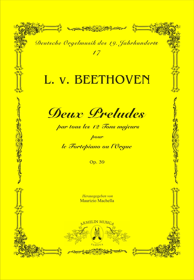Armelin Musica Deux Preludes, op. 39 noty dvě preludia