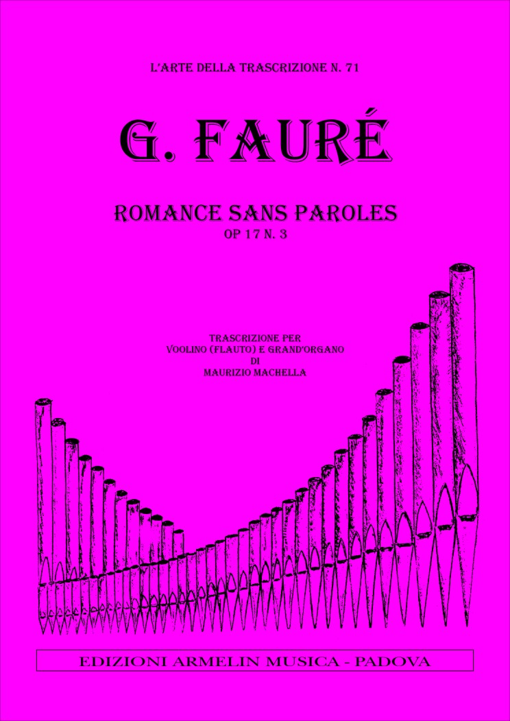 Armelin Musica Romance sans paroles op. 17 č. 3 noty pro klavír
