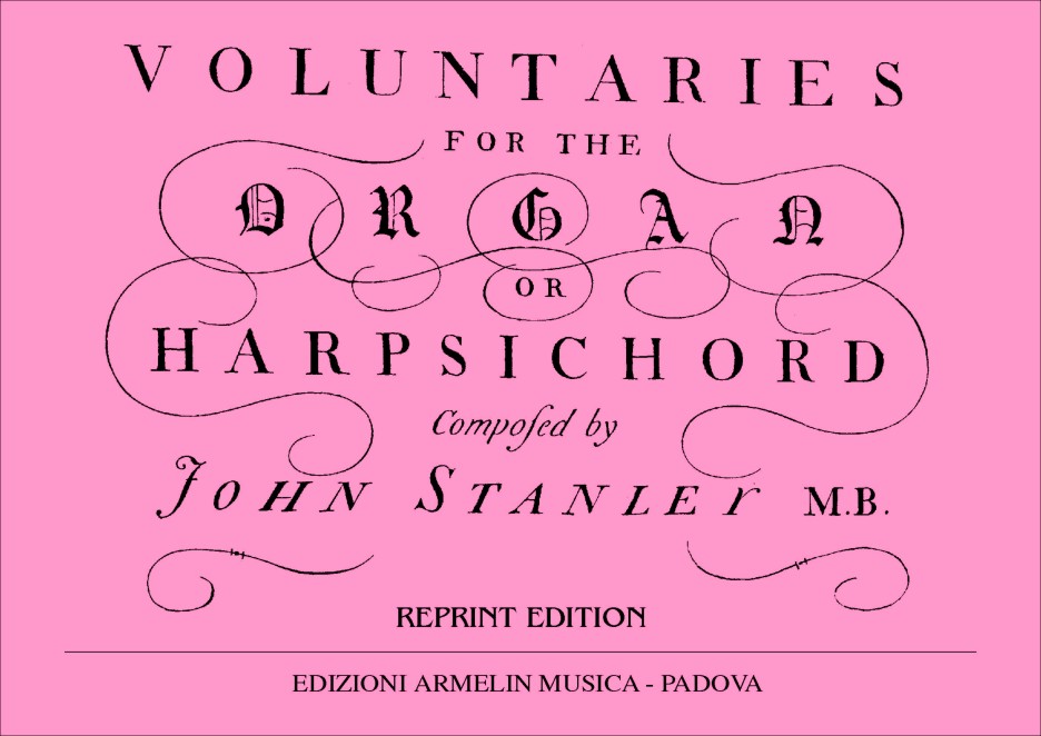 Armelin Musica 30 Voluntaries op. 5, 6, 7 noty pro varhany