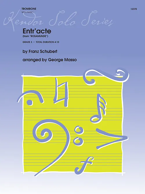 Kendor Music Entr’acte noty pro trombon s klavírem Ab
