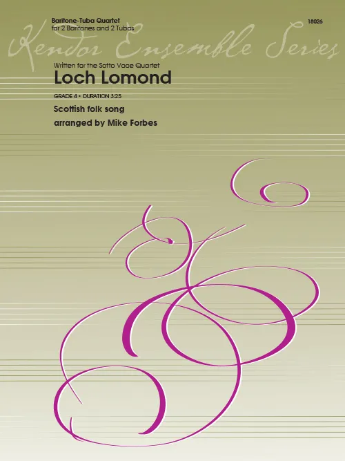 Kendor Music Loch Lomond noty baryton-tuba kvartet