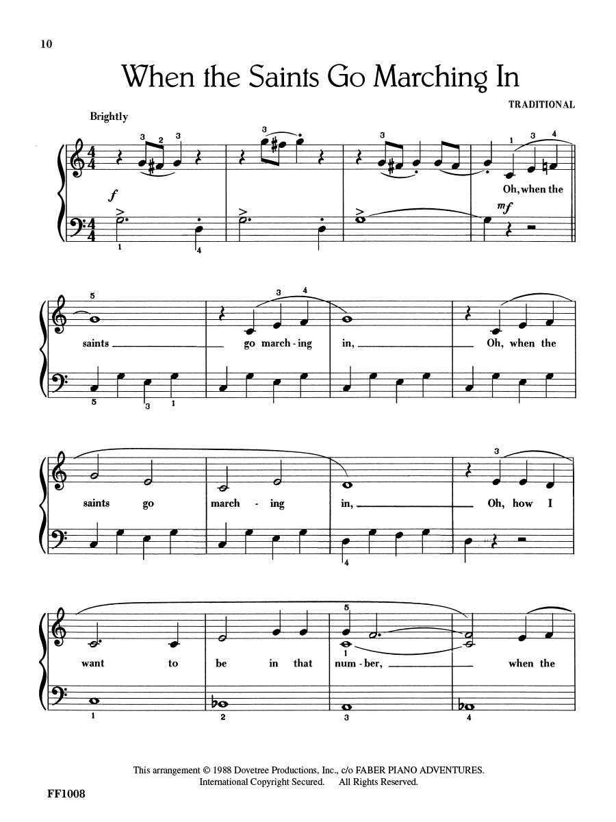 Faber FunTime Piano Ragtime & Marches noty pro klavír recitál