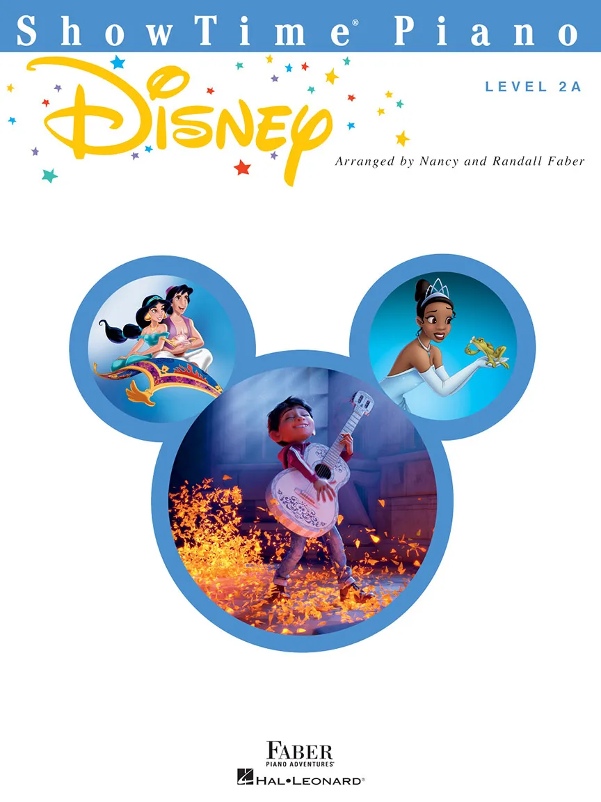 Faber Piano Adventures ShowTime Piano Disney noty level 2A