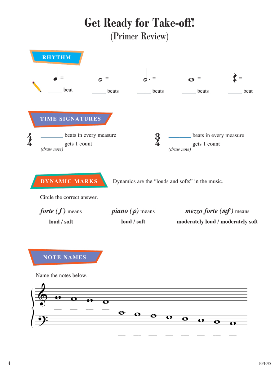 Faber Piano Adventures Level 1 Lesson Book noty 2nd Edition