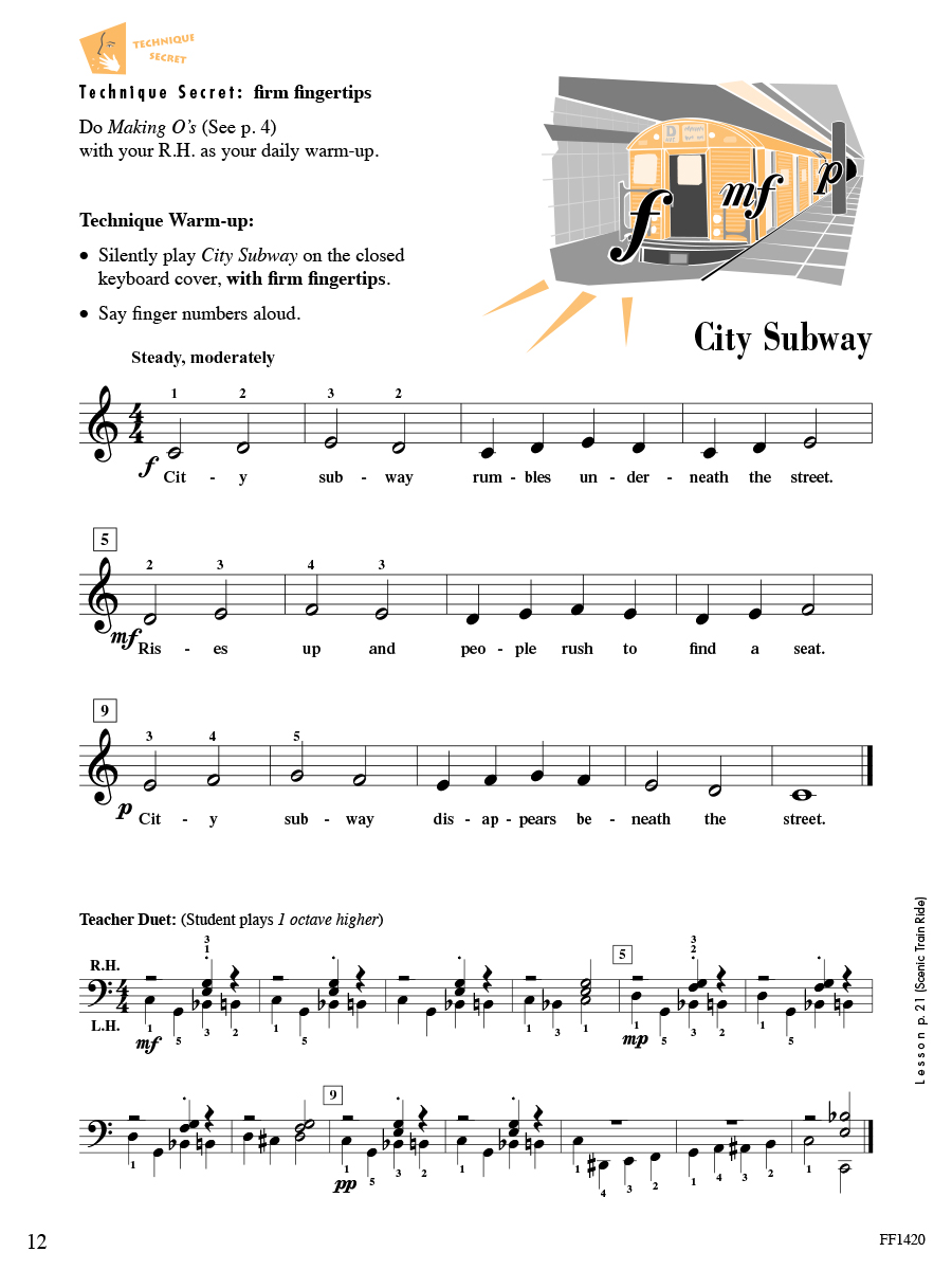 Faber Accelerated Piano Adventures Technique & Artistry 1 noty