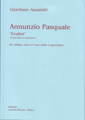 Armelin Musica Annunzio Pasquale Exultet noty vigilie