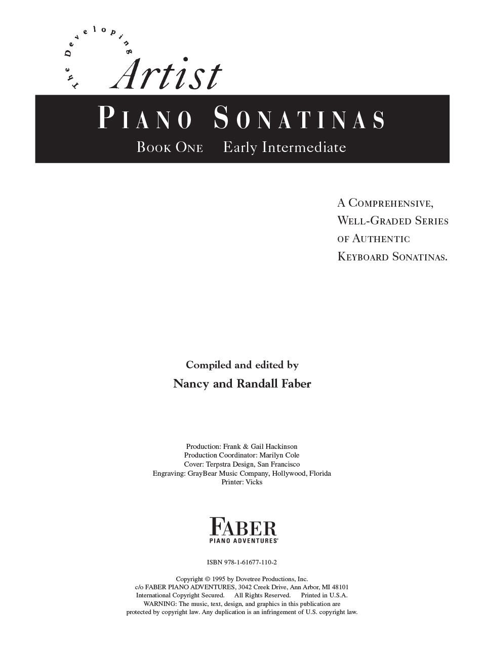 Faber Piano Sonatinas Book 1 noty pro klavír