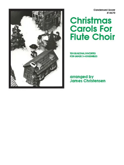 Kendor Music Christmas Carols partitura flétnový sbor 10 koled
