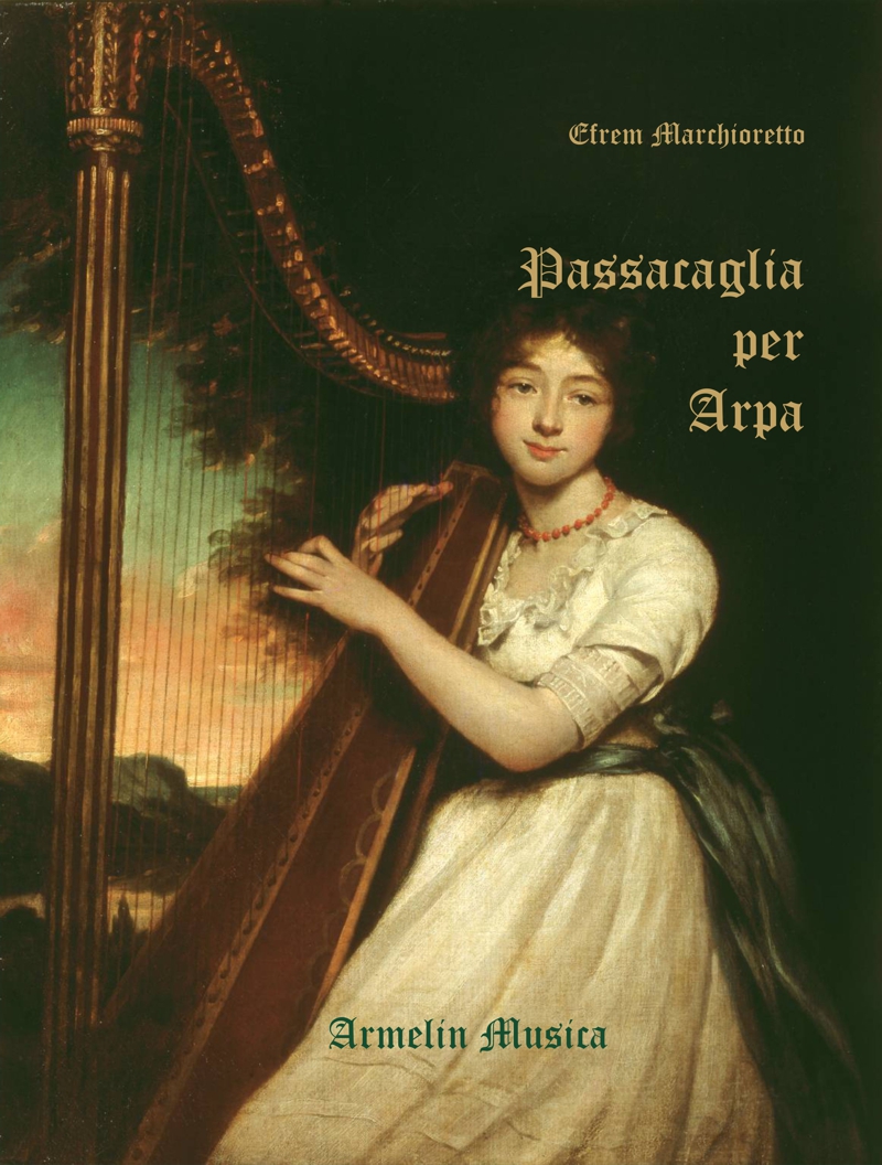 Armelin Musica Passacaglia per arpa noty harfa