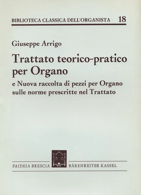 Armelin Musica Trattato per organo škola pro varhany