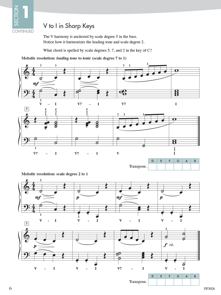 Faber Piano Adventures Scale and Chord Book 3 stupnice akordy