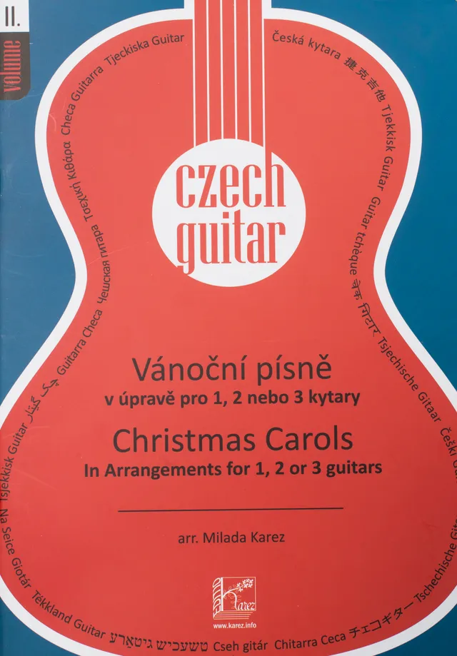 EDITIO KAREZ Czech guitar II noty 20 koled kytara