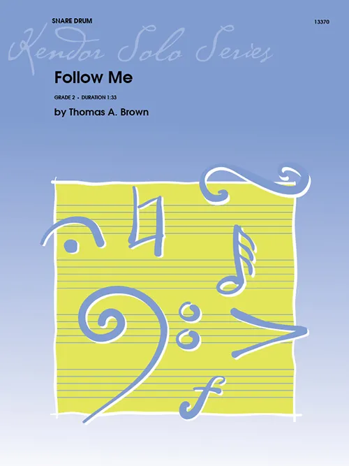 Kendor Music Follow Me noty pro bicí nástroje