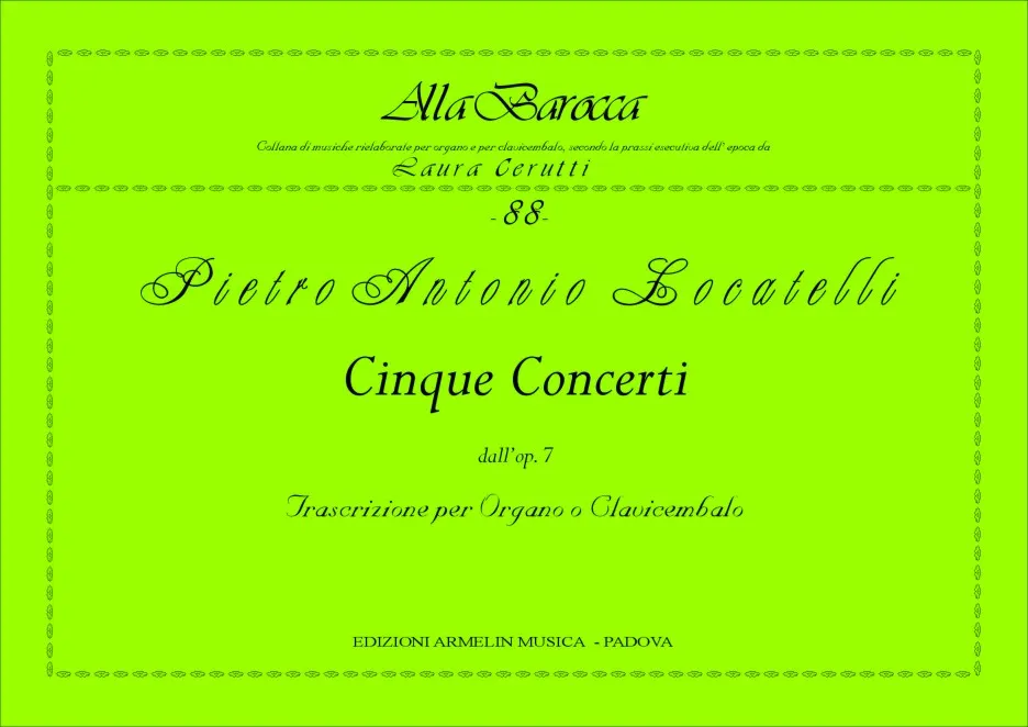 Armelin Musica 5 Concerti dall’op. 7 noty op. 7