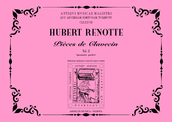 Armelin Musica Piéces de Clavecin vol. 2 parte 1 noty pro cembalo