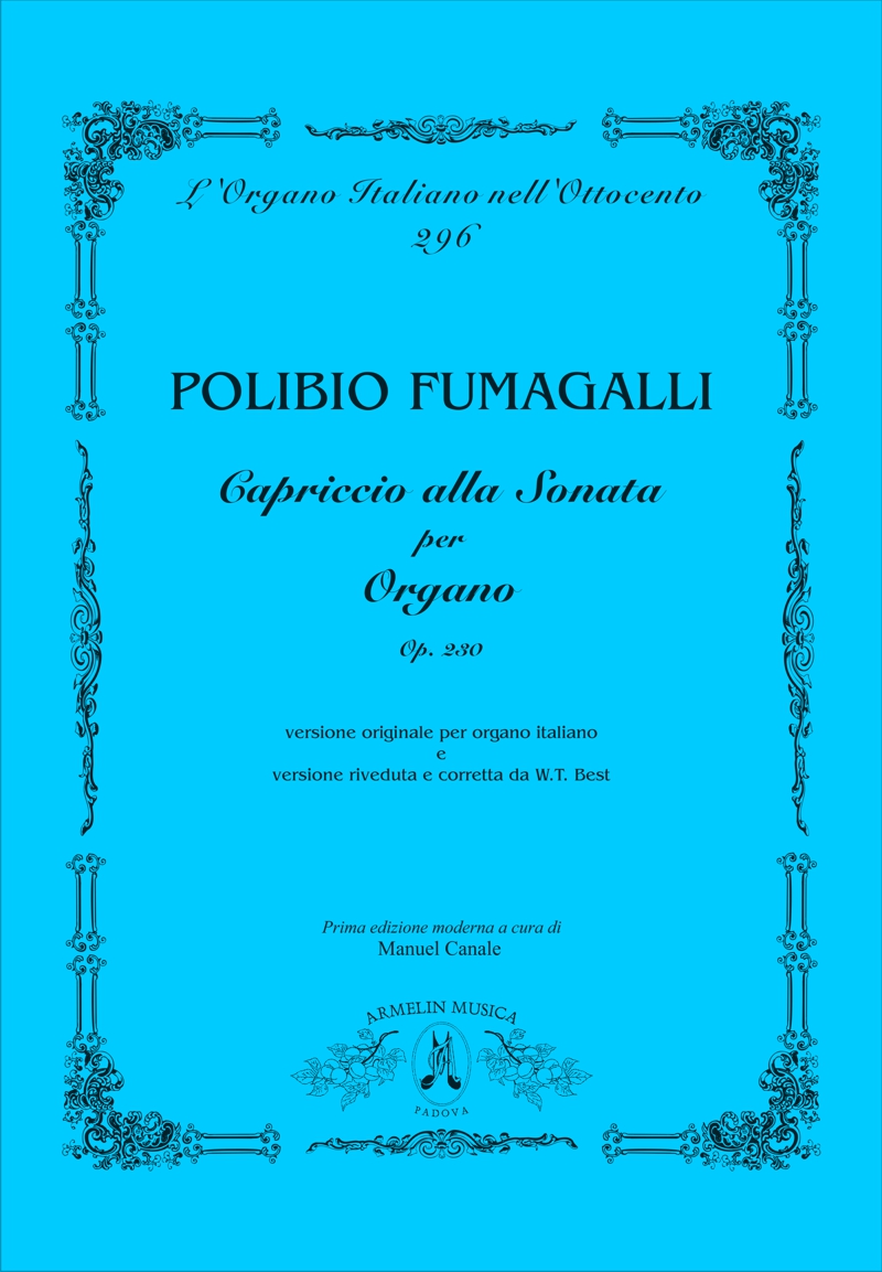 Armelin Musica Capriccio alla Sonata op. 230 noty pro varhany