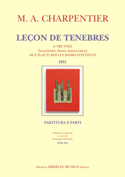 Armelin Musica Leçon de Tenebres H91 partitura zpěv