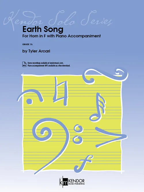 Kendor Music Earth Song noty pro klavír 3/4 takt