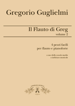 Armelin Musica Il Flauto di Greg volume 2 noty pro flétnu