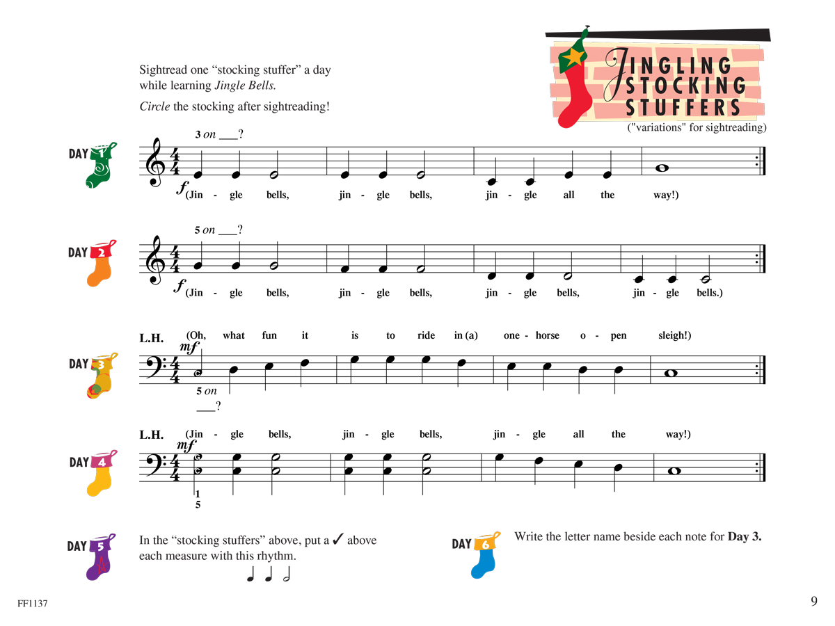 Faber Piano Adventures Primer Christmas noty pro klavír