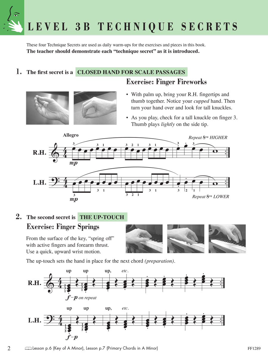 Faber Piano Adventures 3B Technique Artistry klavírní škola