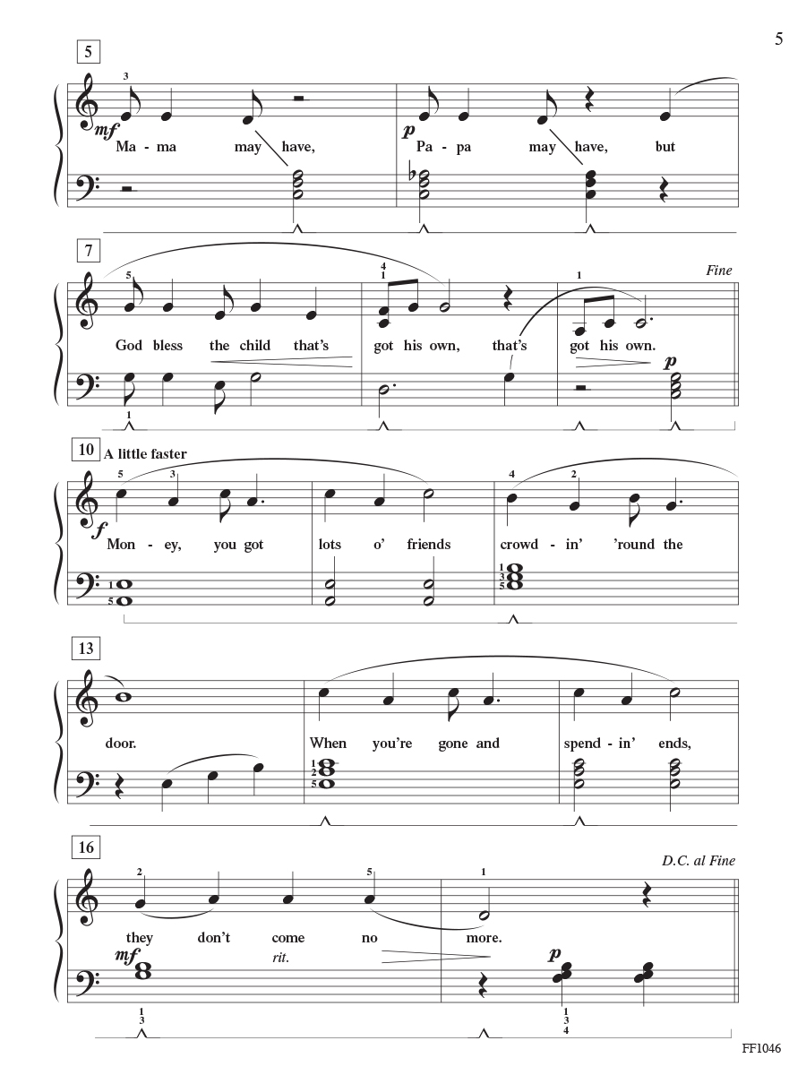 Faber ChordTime Piano Jazz & Blues noty 2B
