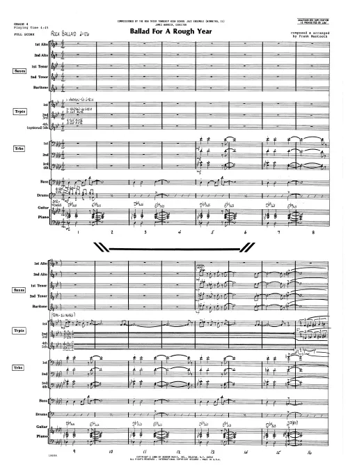 Kendor Music Ballad For A Rough Year partitura alt