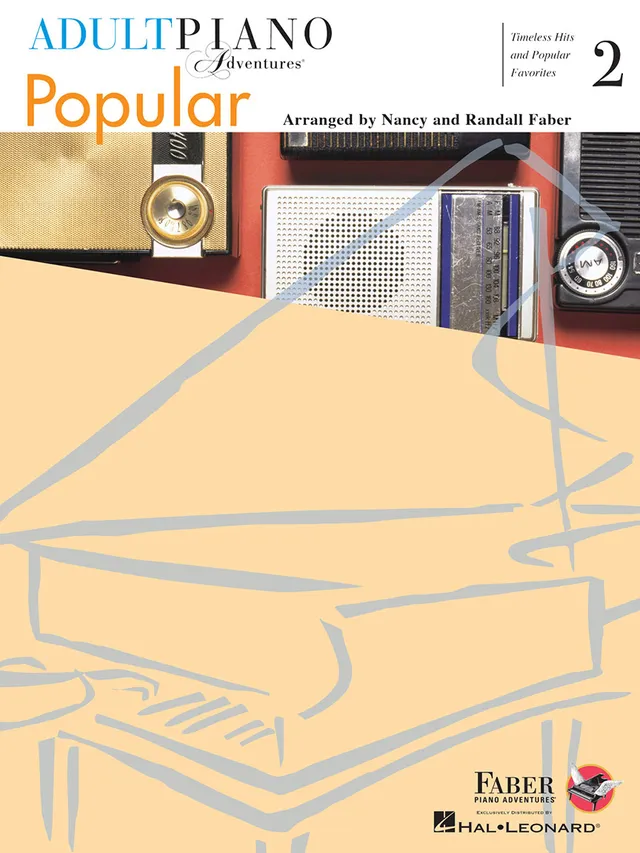 Faber Adult Piano Adventures Popular Book 2 noty 27 hitů