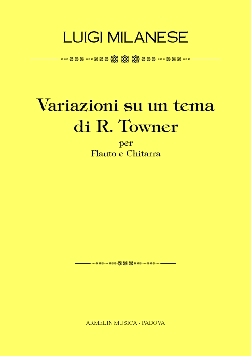 Armelin Musica Variazioni su un tema di R.Towner noty