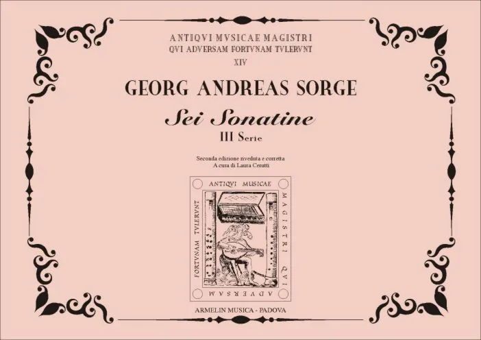 Armelin Musica Sei Sonatine per cembalo III serie noty pro cembalo