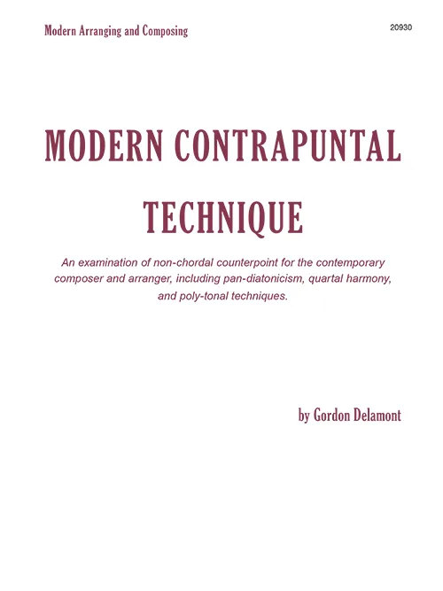 Kendor Music Modern Contrapuntal Technique učebnice