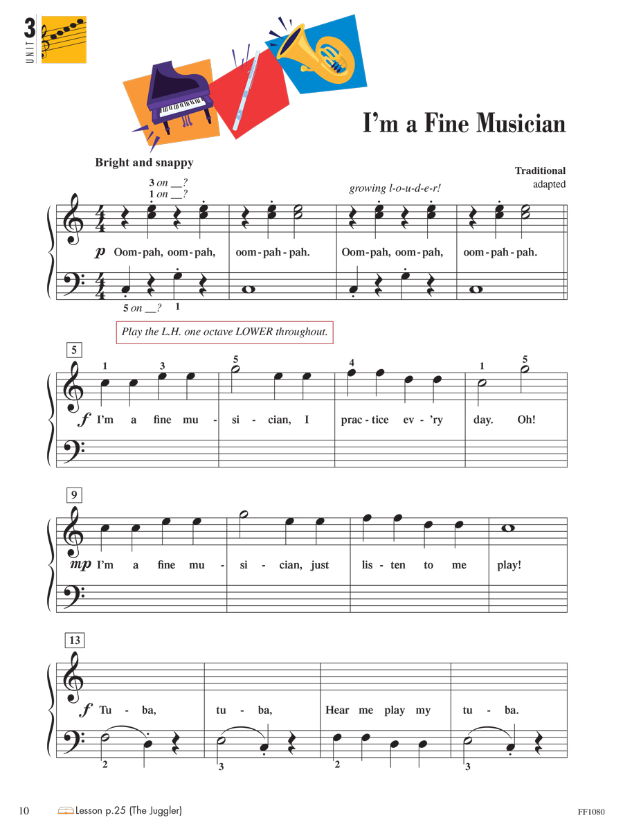 Faber Piano Adventures Level 1 Performance Book noty 2. vydání