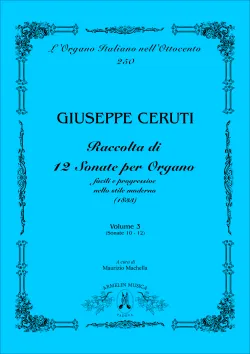 Armelin Musica Raccolta di 12 sonate per organo vol. 3 noty