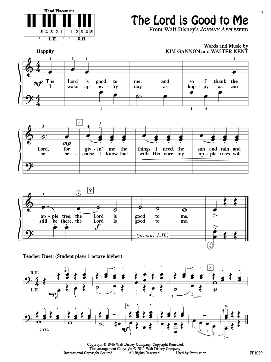 Faber PlayTime Piano Kids’ Songs noty Level 1