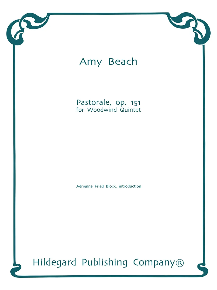 Hildegard Publishing Company Pastorale Op. 151 party Beach