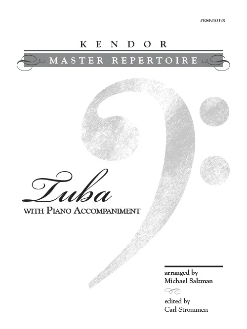 Kendor Master Repertoire Tuba noty pro tubu s klavírem