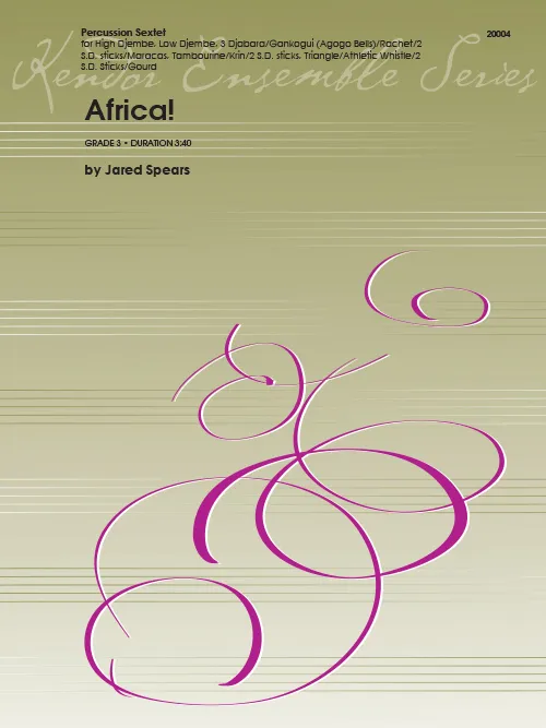 Kendor Music Africa! noty pro perkusní ansámbl