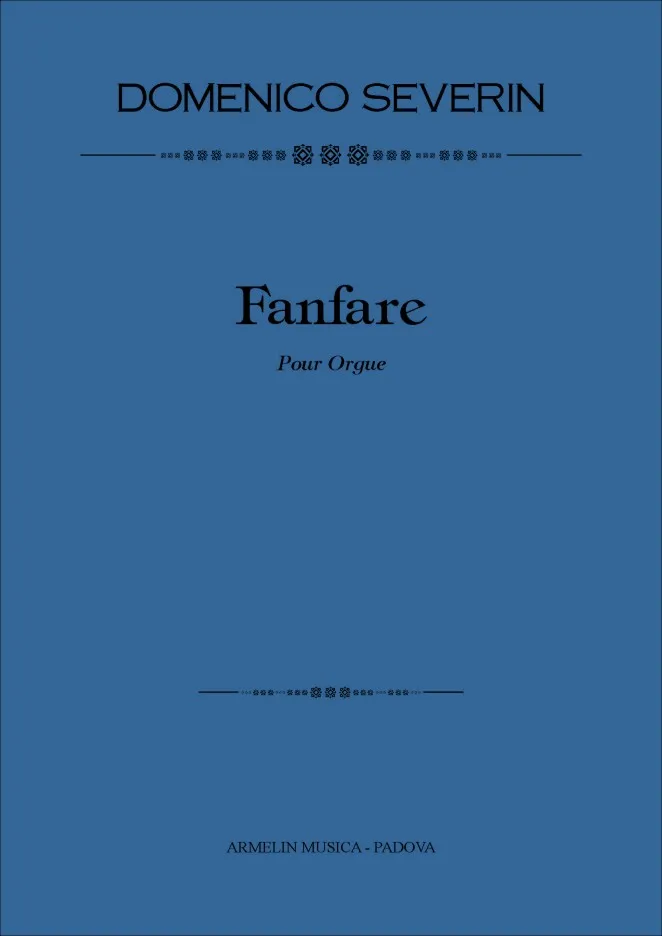 Armelin Musica Fanfare Grand Orgue noty pro varhany