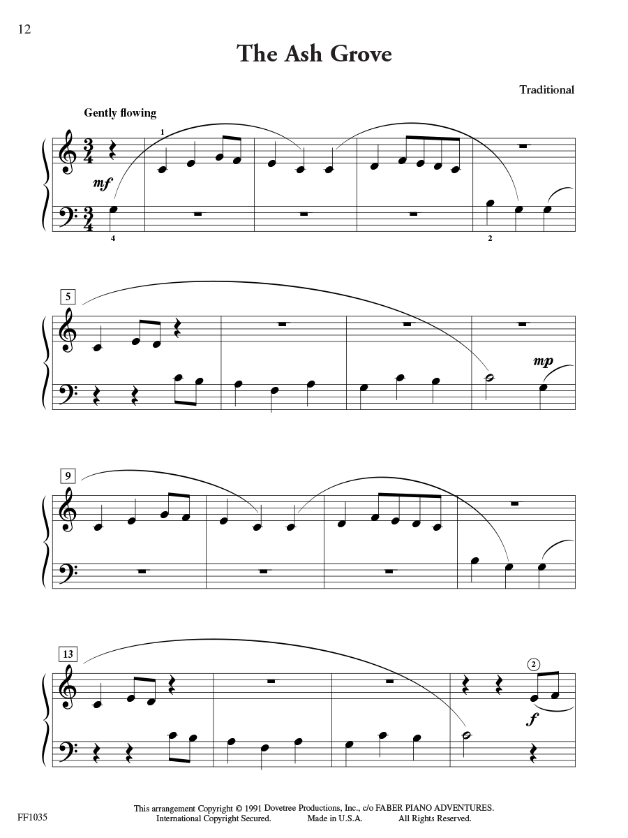 Faber ShowTime Piano Favorites noty pro klavír level 2A